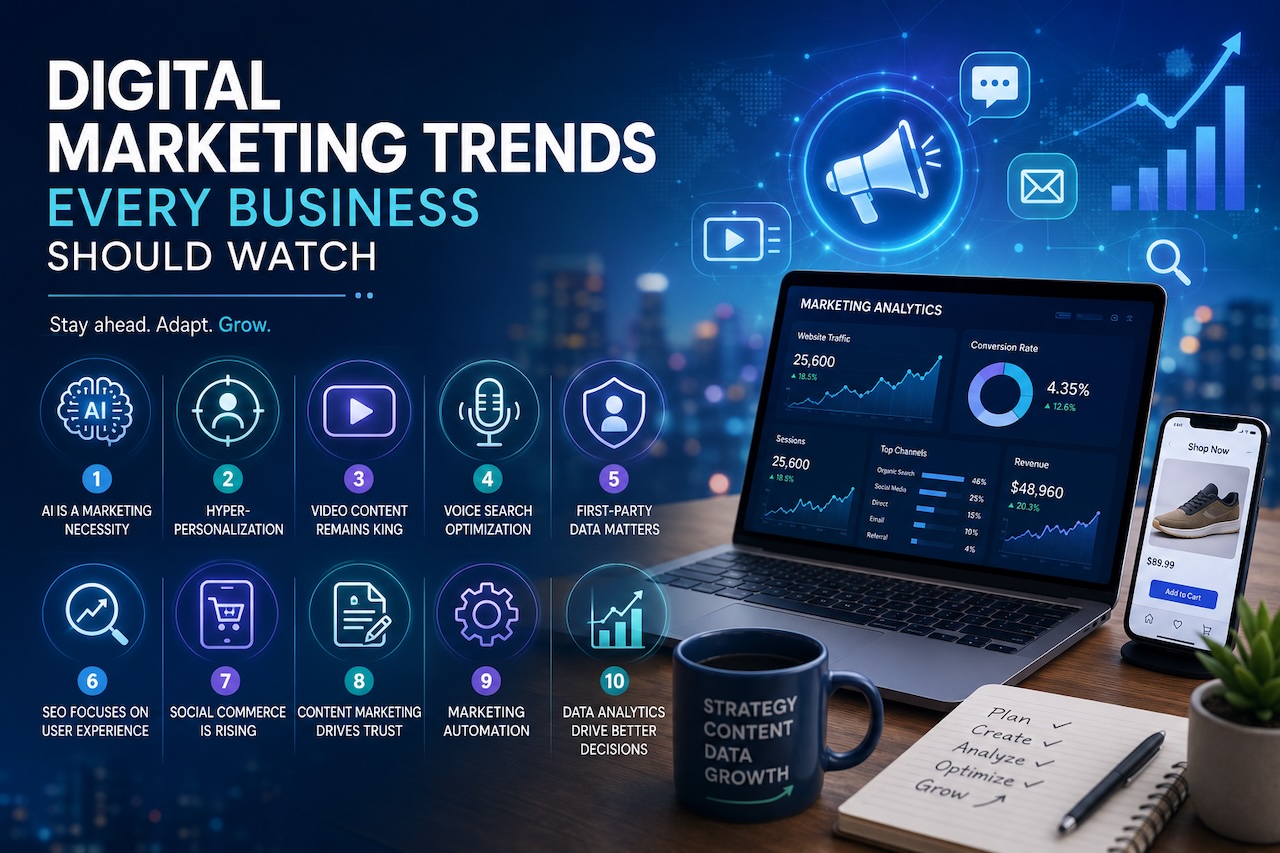 Digital Marketing Trends Every Business Should Watch