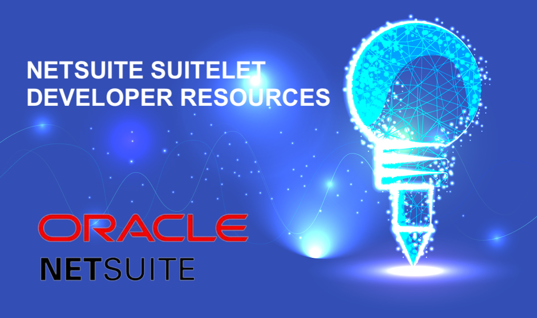 Netsuite Suitelet Developer Resources