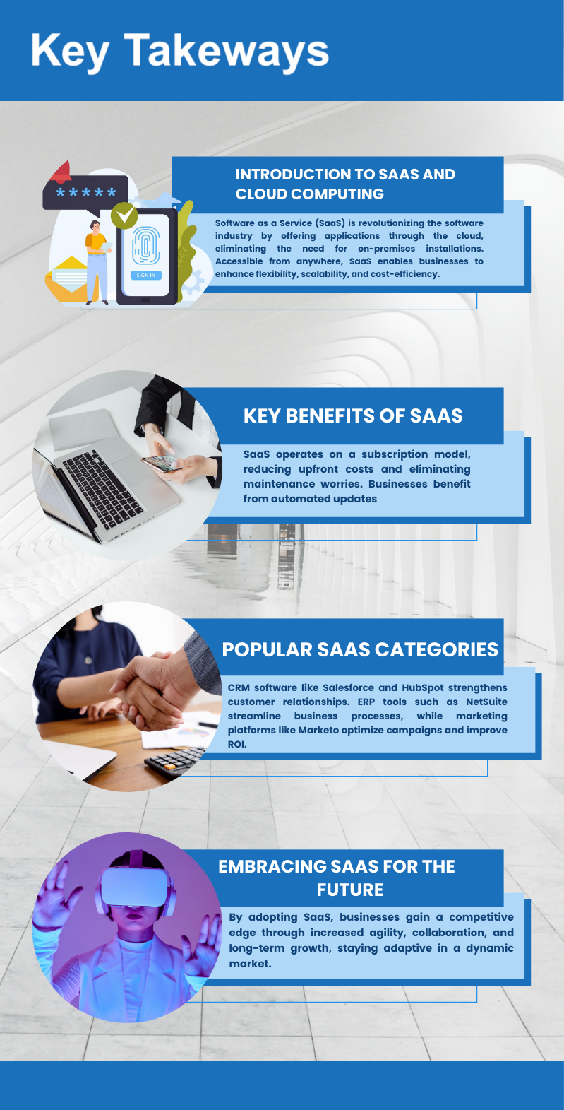 SaaS Beginner's Guide Infographic