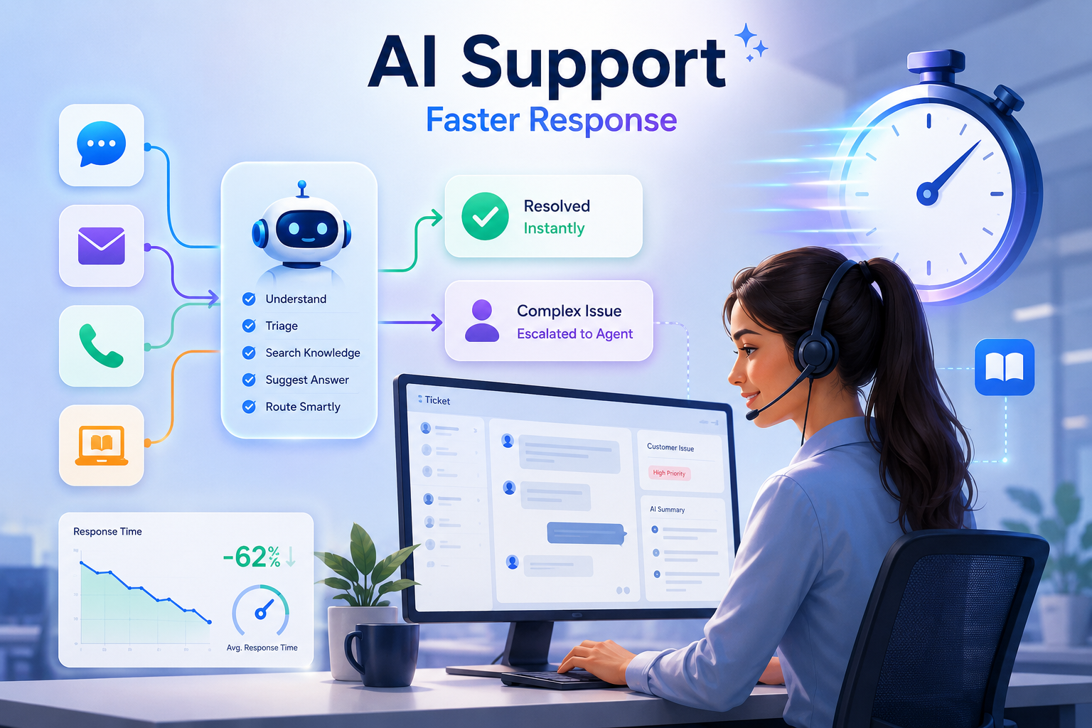 How AI and Automation Are Transforming Customer Support Response Times