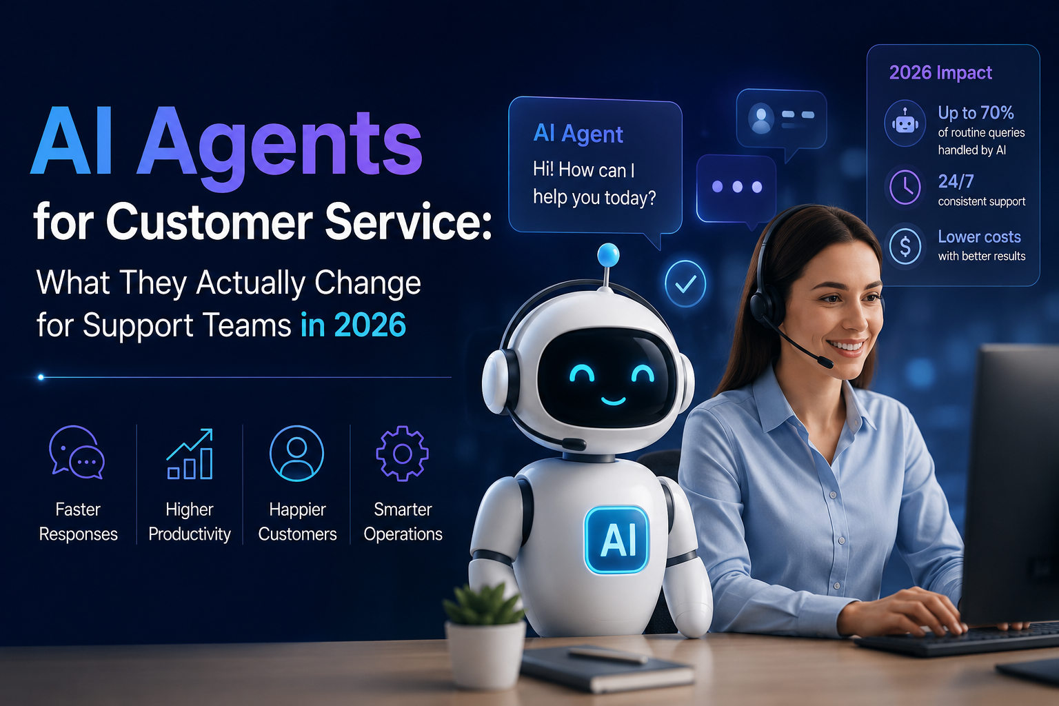 AI Agents for Customer Service: What They Actually Change for Support Teams in 2026